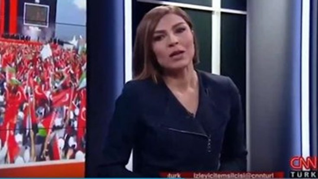 CNN Türk spikeri: Habertürk'ten merhaba!