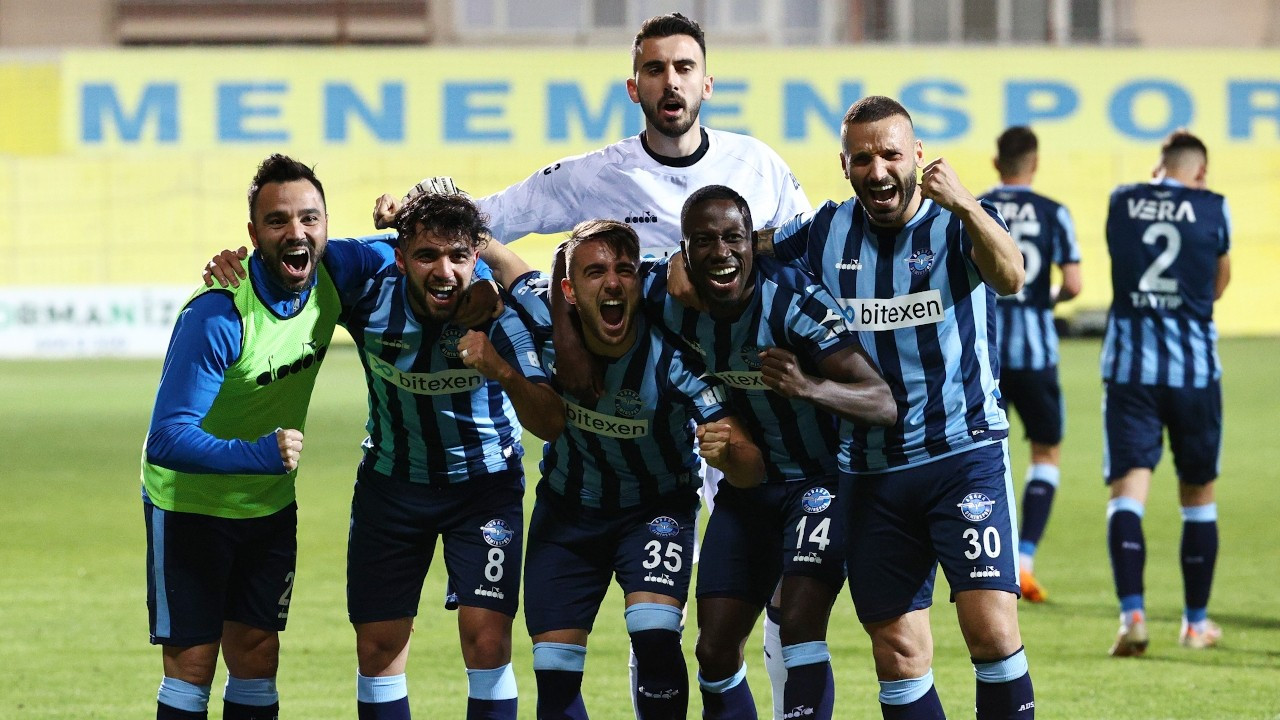 Adana Demirspor ve Giresunspor Süper Lige yükseldi