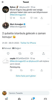 Murat Ongun: Mert Armağan adlı kişi bu bilgileri nerden biliyor? - Resim : 1