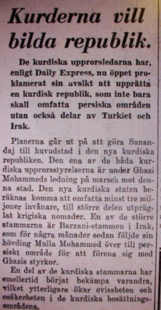 Komara Mahabatê-1946 (Di çapemeniya swêdî de) - Resim : 2
