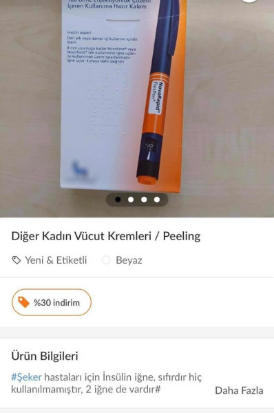 Online ikinci el ilaç satışı: Sahibinden az kullanılmış! - Resim : 3