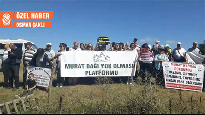 Murat Dağı'nda altın aranamayacak