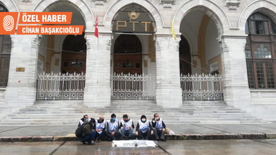 PTT'de eylem: Bizi kim attı diye soruyoruz üç maymunu oynuyorlar