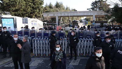 Boğaziçi'nde rektör protestosunda gözaltı sayısı 36'ya yükseldi