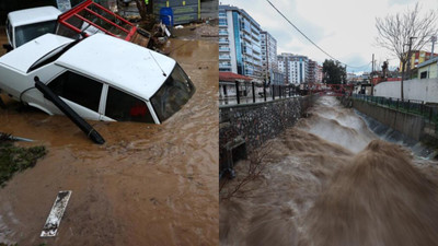 İzmir'deki selde iki kişi vefat etti... Kentte zarar büyük