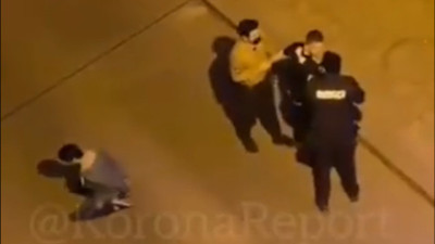 Şampiyonluk kutlamalarına bekçi müdahalesi: Havaya ateş açıp taraftar dövdüler