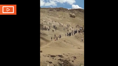Mermer ocağına direnen köylüleri jandarma dağıttı