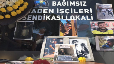 İşçi önderlerine madenci anıtında veda