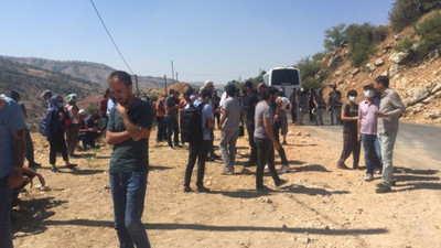 Yangına desteğe gidenlere polis engeli