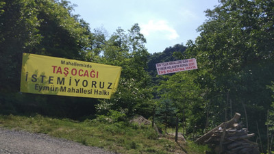 Ordu’da taş ocağını mahkeme durdurdu