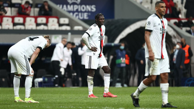 Beşiktaş, Şampiyonlar Ligi'ndeki üçüncü maçından da puansız ayrıldı