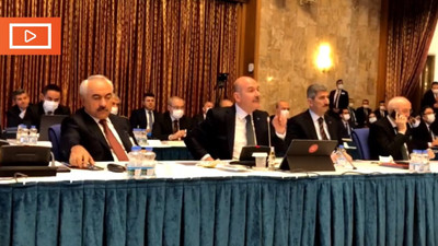 Soylu 'gevrek gevrek gülmeyin' dedi komisyon ayağa kalktı