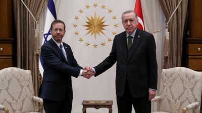 Erdoğan, İsrail Cumhurbaşkanı Herzog'la görüştü