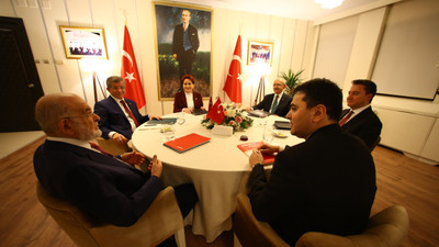 'Altılı masa' üçüncü kez Demokrat Parti ev sahipliğinde kuruldu