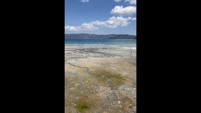 Salda Gölü bataklığa döndü
