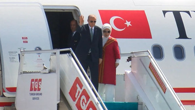 Cumhurbaşkanı Erdoğan, Azerbaycan'a gitti