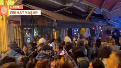 25 Kasım'da Tünel'de bir araya gelen kadınlara polis ablukası