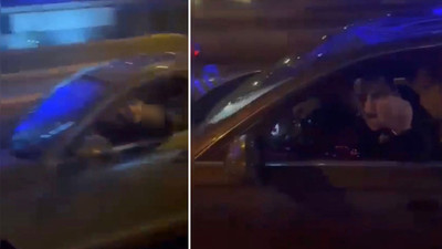 Bakırköy'de ambulansı sıkıştırıp hakaretler yağdırdı