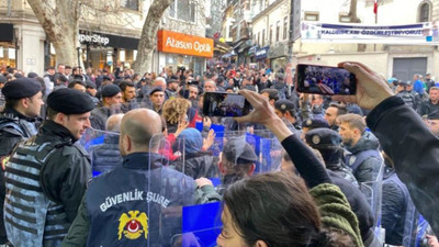'Deprem değil rantçı düzeniniz öldürdü' eylemine polis saldırısı
