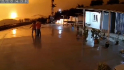 Deprem anının yeni görüntüleri
