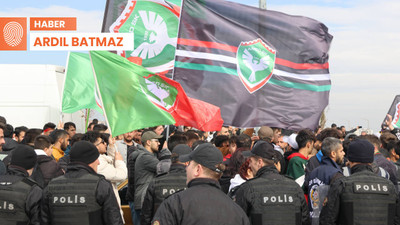 Takımını karşılamak isteyen Amedspor taraftarına polis engeli