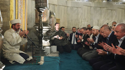 İddia: Erdoğan kazanırsa yeni kabine Ayasofya fotoğrafında