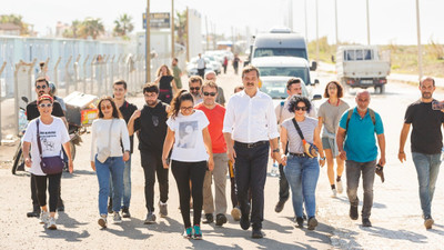 TİP'in Özgürlük Yürüyüşü’nün ikinci günü Arsuz'da sona erdi