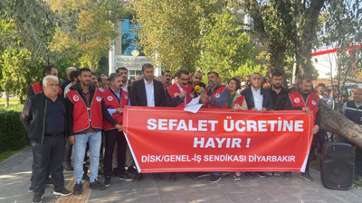 Rüşvet iddiasıyla gündeme gelen Bağlar Belediyesi'nde işçiler eylem yaptı