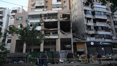 Aruri suikastı sonrası bölgeden görüntüler: 'Bina ve araçlara 3 füze atıldı'