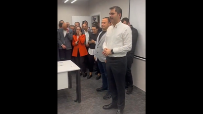 Murat Kurum’un ekibiyle adaylık konuşması sosyal medyaya sızdı