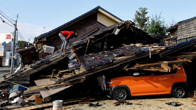 Japonya'da deprem sonrası enkaz çalışmaları sürüyor: Ölü sayısı 126'ya çıktı