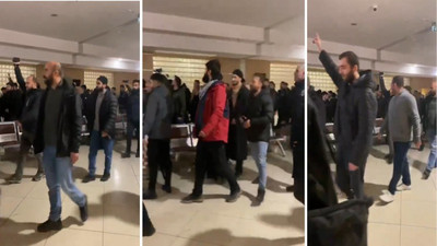 Adliye koridorlarında 'yaşasın şeriat' sloganları