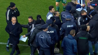 Panathinaikos yenildi, Fatih Terim çıldırdı