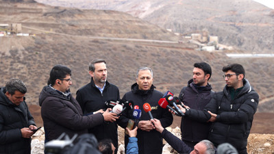 Yerlikaya'dan İliç açıklaması: 3,5 milyon metre küplük yeni toprak kayması riski var