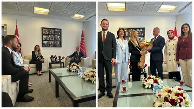 AK Parti-CHP bayramlaşmasında gündem Filistin ve seçimler