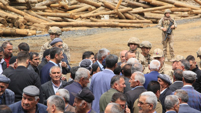 Hakkari'de köylüler madenlere karşı eyleme geçti: 'Dayanacak gücümüz kalmadı'