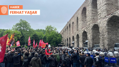 Saraçhane'de gaz ve plastik mermi: Emekçi Taksim'e yürütülmedi