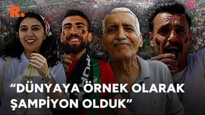 Amedspor üst lige çıktı: Dünyaya örnek olarak şampiyon olduk