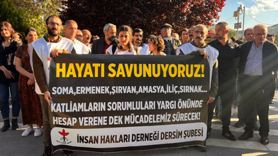 İHD Dersim: Doğaya ve yaşama sahip çıkacağız