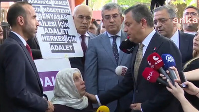 Özgür Özel, Emine Şenyaşar'ı ziyaret etti: Cumhurbaşkanı'na ileteceğim
