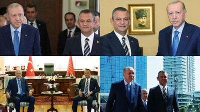 Özel-Erdoğan görüşmesinden ilk kareler