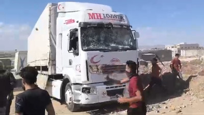 Saldırıya uğrayan TIR şoförü: Ateş ediyorlardı, mahsur kalanlar var