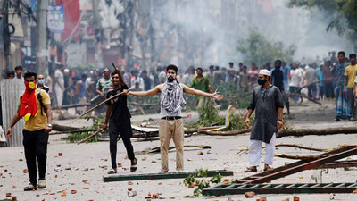 Protestolarda 105 kişinin öldüğü Bangladeş'te sokağa çıkma yasağı