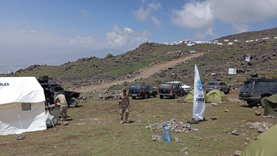 Ağrı Dağı'nda ölen 2 kişinin cenazelerini indirme çalışması sürüyor