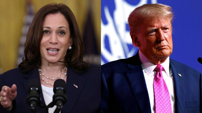 'Salıncak' eyaletlerde seçim anketi: Harris, Trump'ın 4 puan önünde