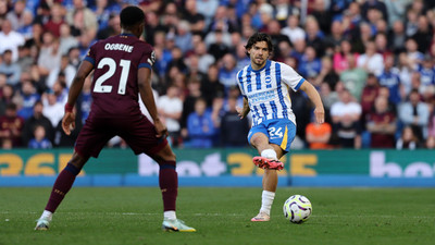 Ferdi Kadıoğlu, Brighton'la ilk maçına çıktı