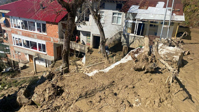 Rize'deki heyelanda tahliye edilen ev sayısı 16’ya çıktı