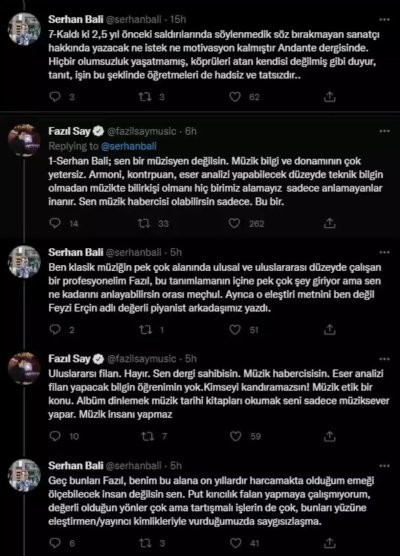 Fazıl Say'dan Serhan Bali'ye: Sen müzisyen değilsin, sadece müzik habercisi olabilirsin - Resim : 4