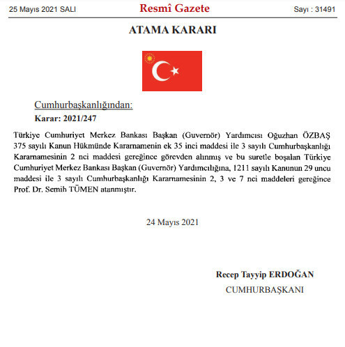 Merkez Bankası Başkan Yardımcısı görevden alındı - Resim : 2