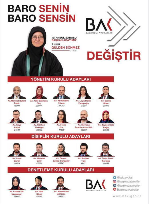 Gülden Sönmez: İstanbul Barosu dünya arenasında etkisiz eleman - Resim : 1